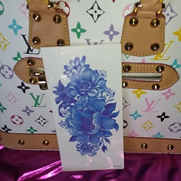 FASHION TEMPORARY FLORAL TATTOO - Picture 4 of 8